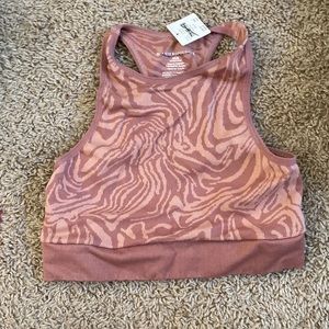 by Anthropologie Cut Out Back Ribbed Bralette XS/S